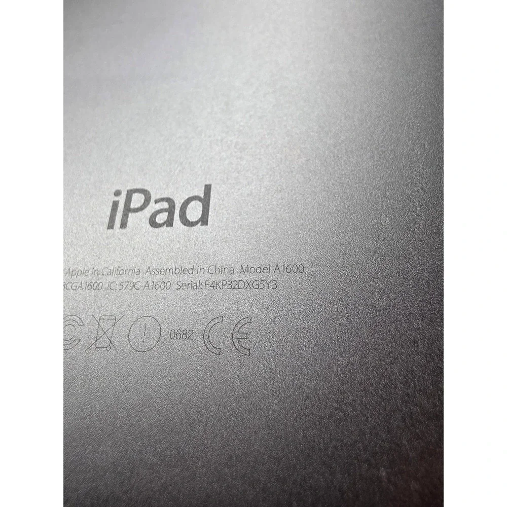 Apple iPad mini‎ 3 Space Gray 16GB Wi-Fi Cellular Model A1600 Tablet
